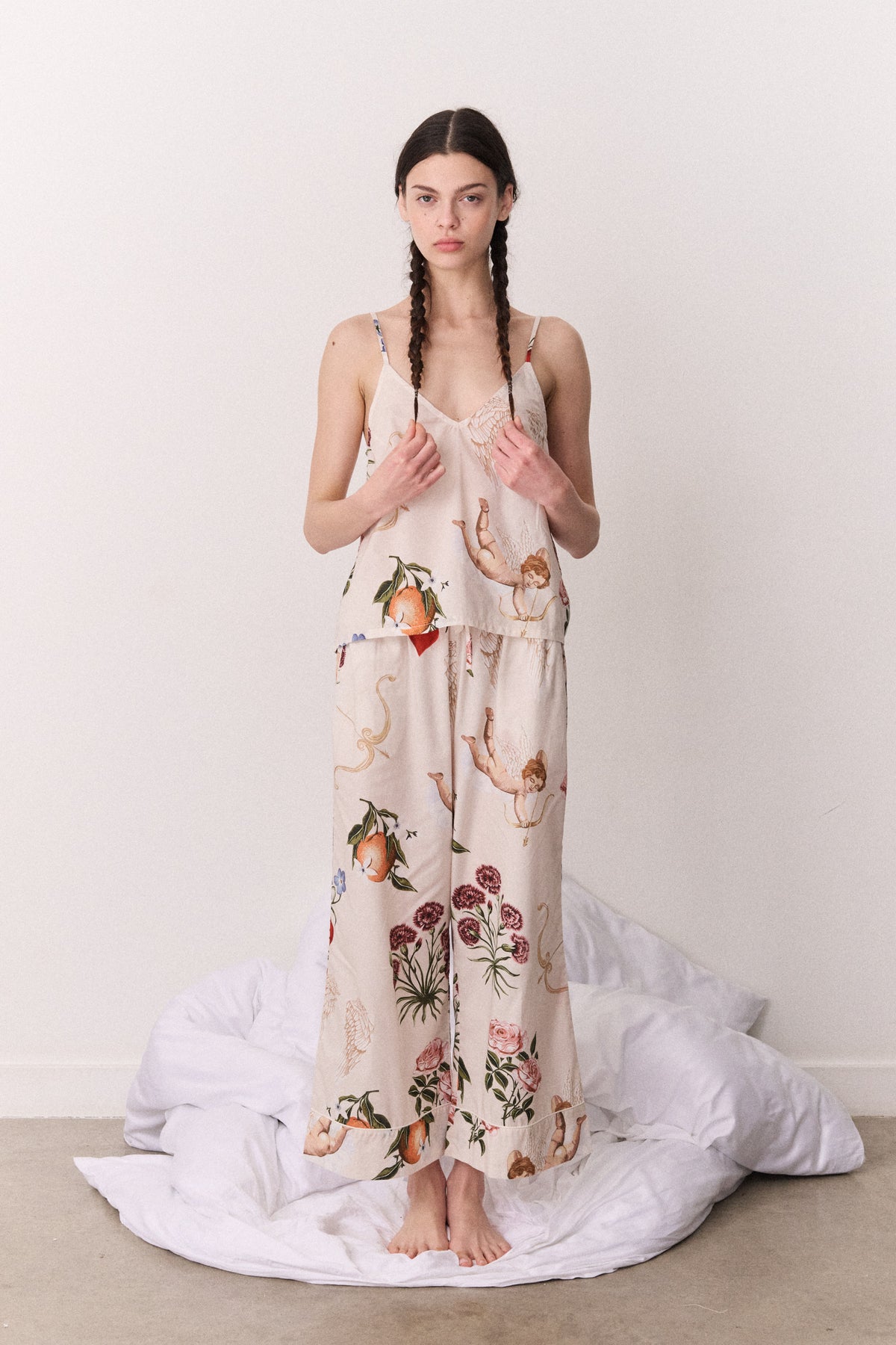 Cami & Wide Leg Primavera Cream