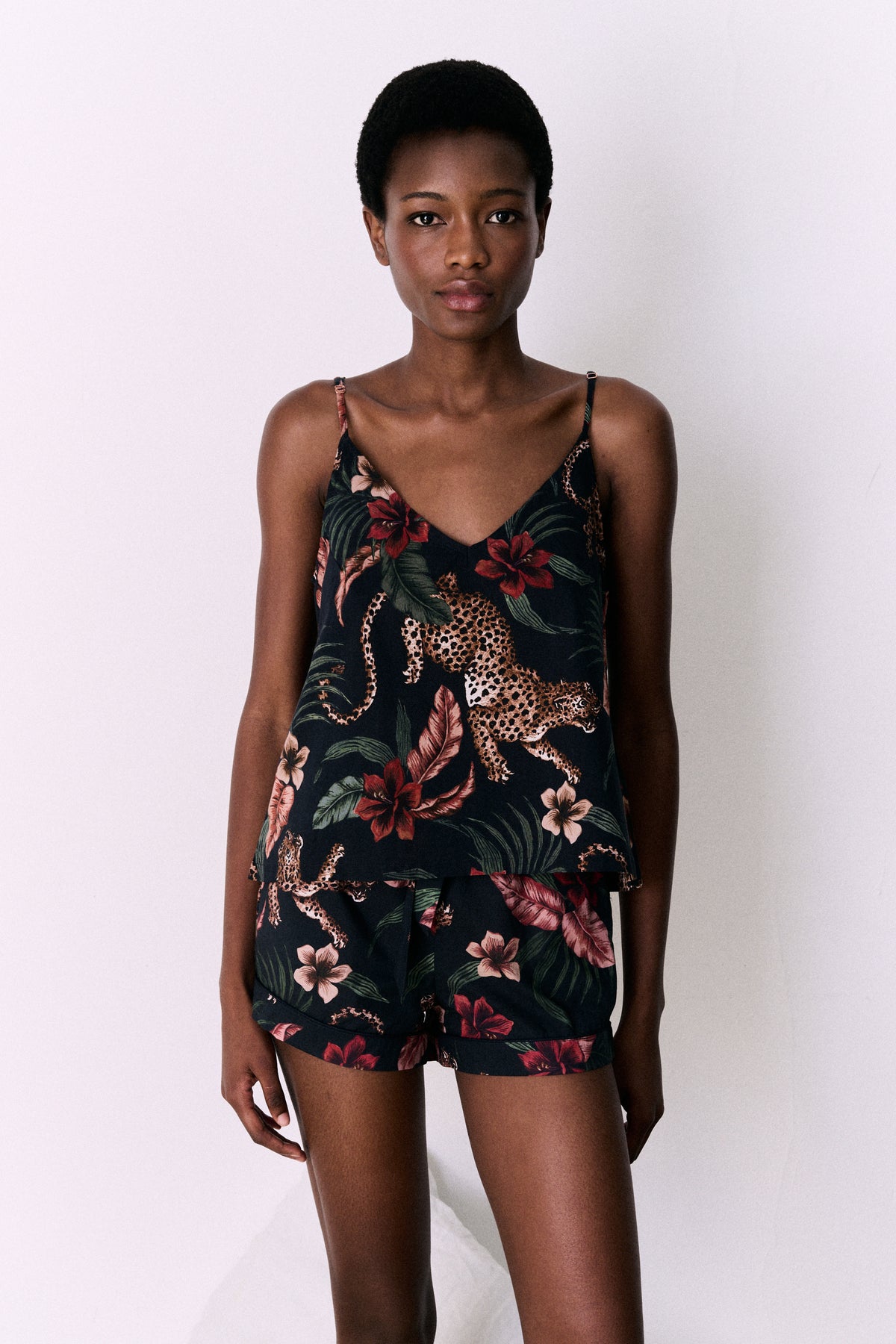 Cami Top and Shorts Set Soleia Print Multi