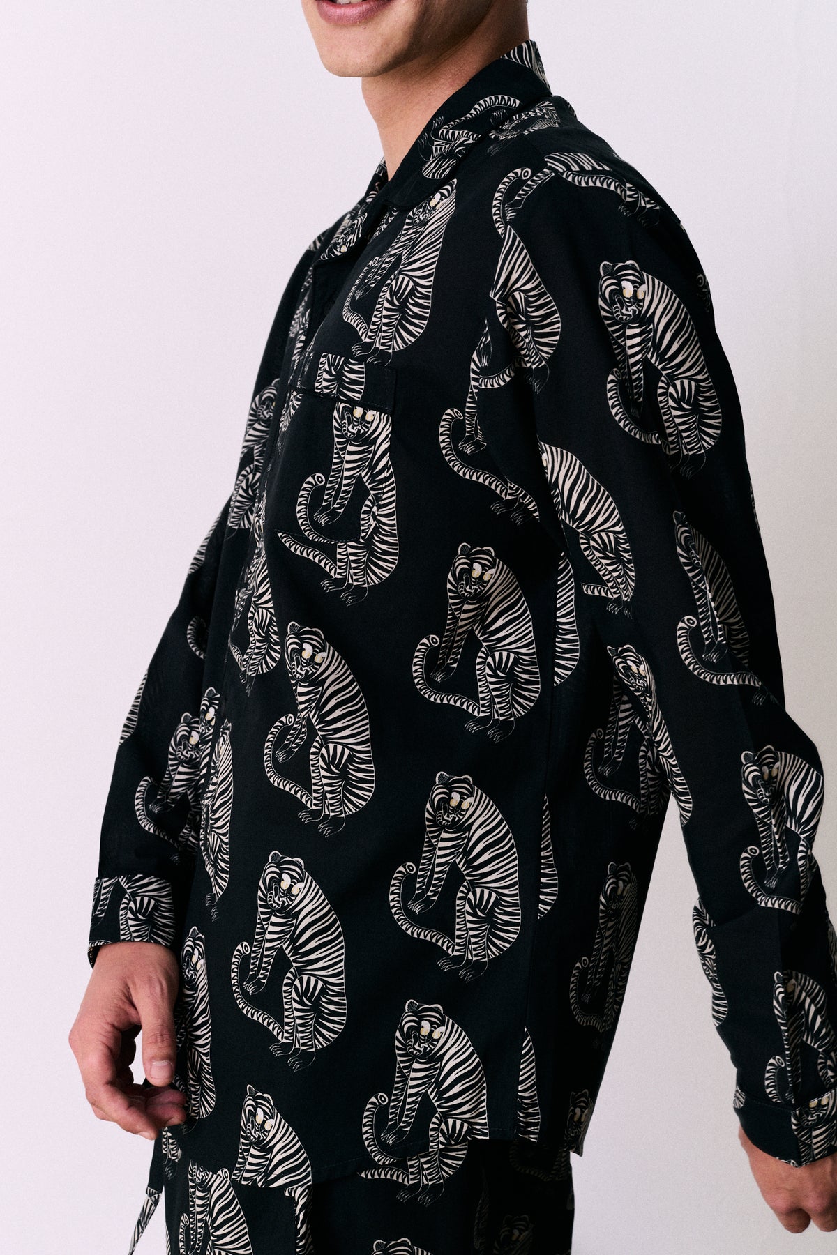 Men’s 402 Long Pyjama Set Sansindo Navy