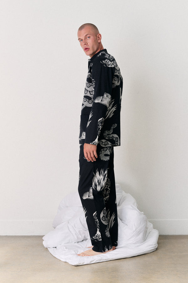 Mens Pocket Set Wild Icons Navy