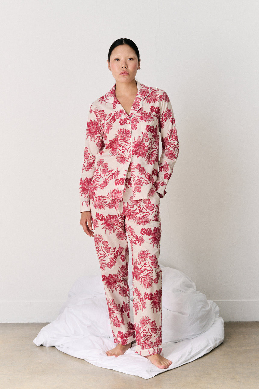 Long Set Night Bloom Red/Pink