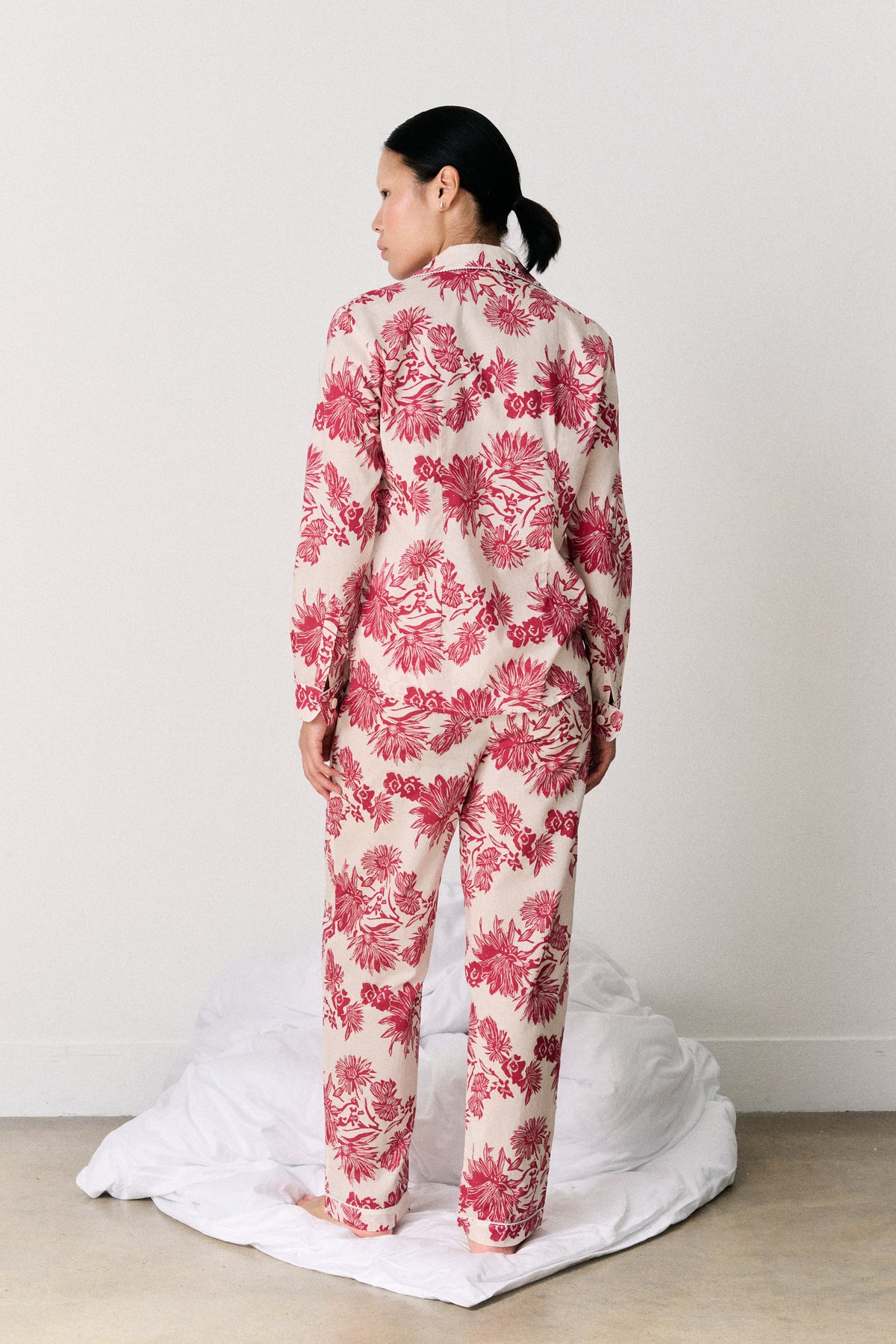 Long Set Night Bloom Red/Pink