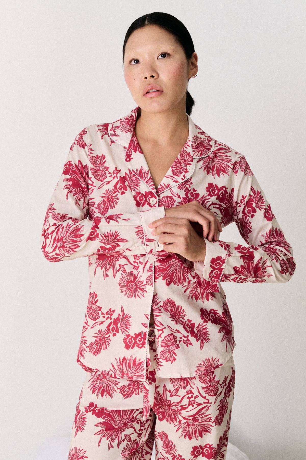 Long Set Night Bloom Red/Pink