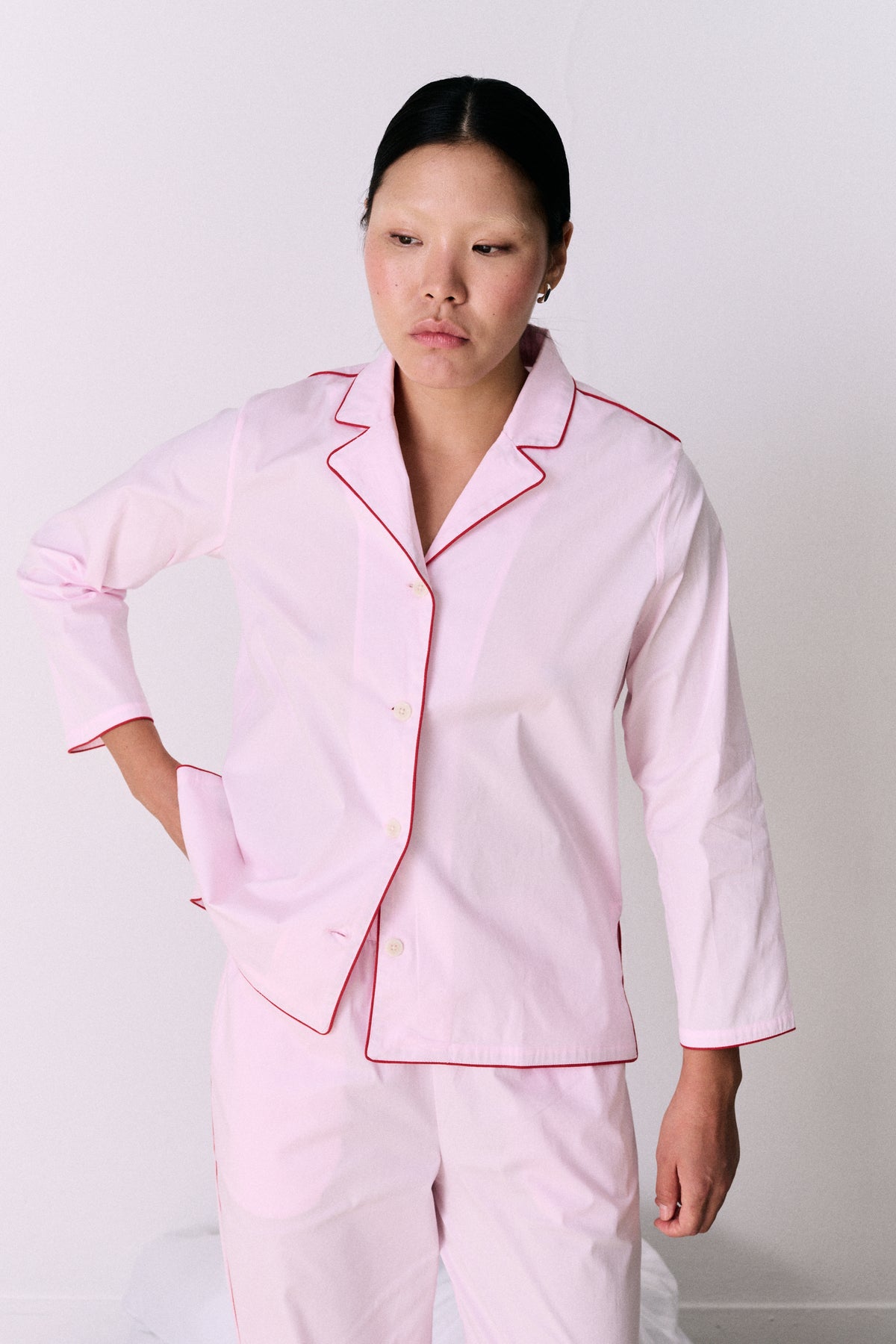 402 Long Pyjama Set Pink