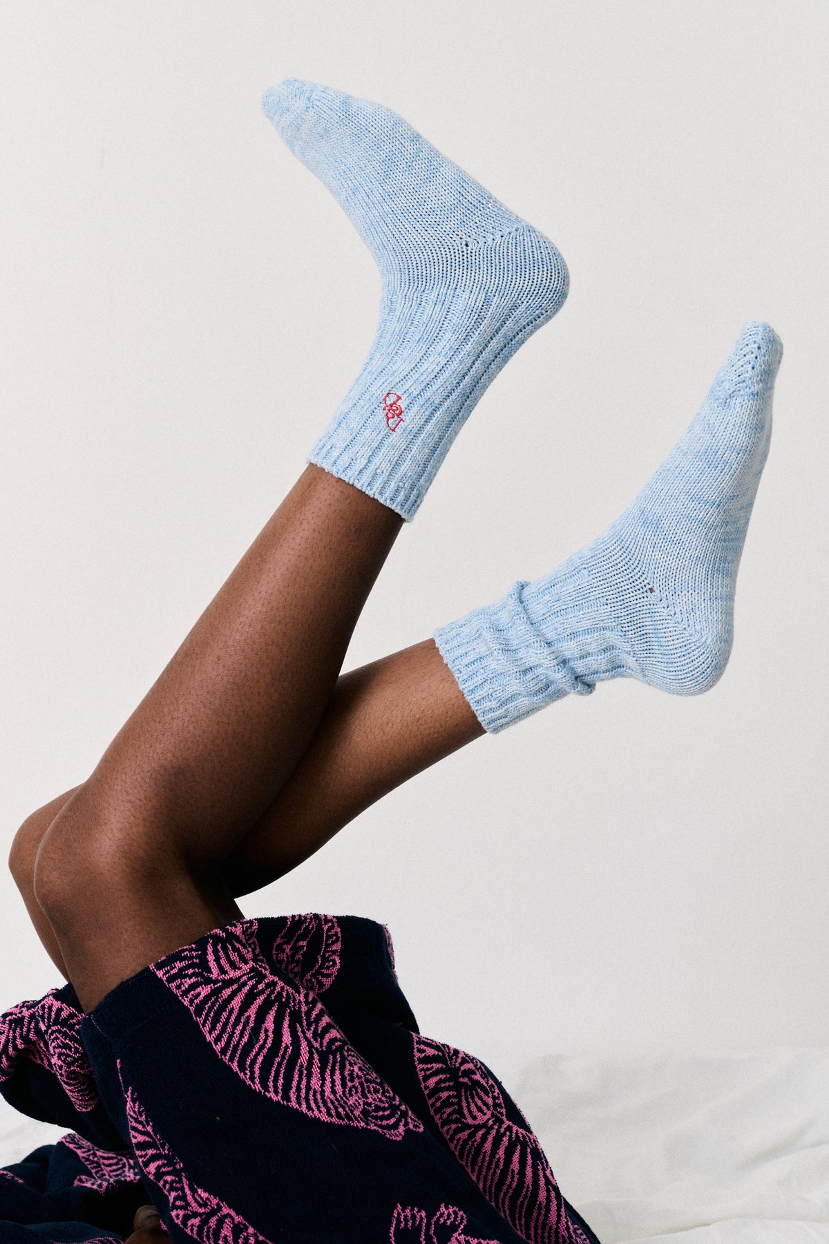 Womens Really Warm Socks Blue