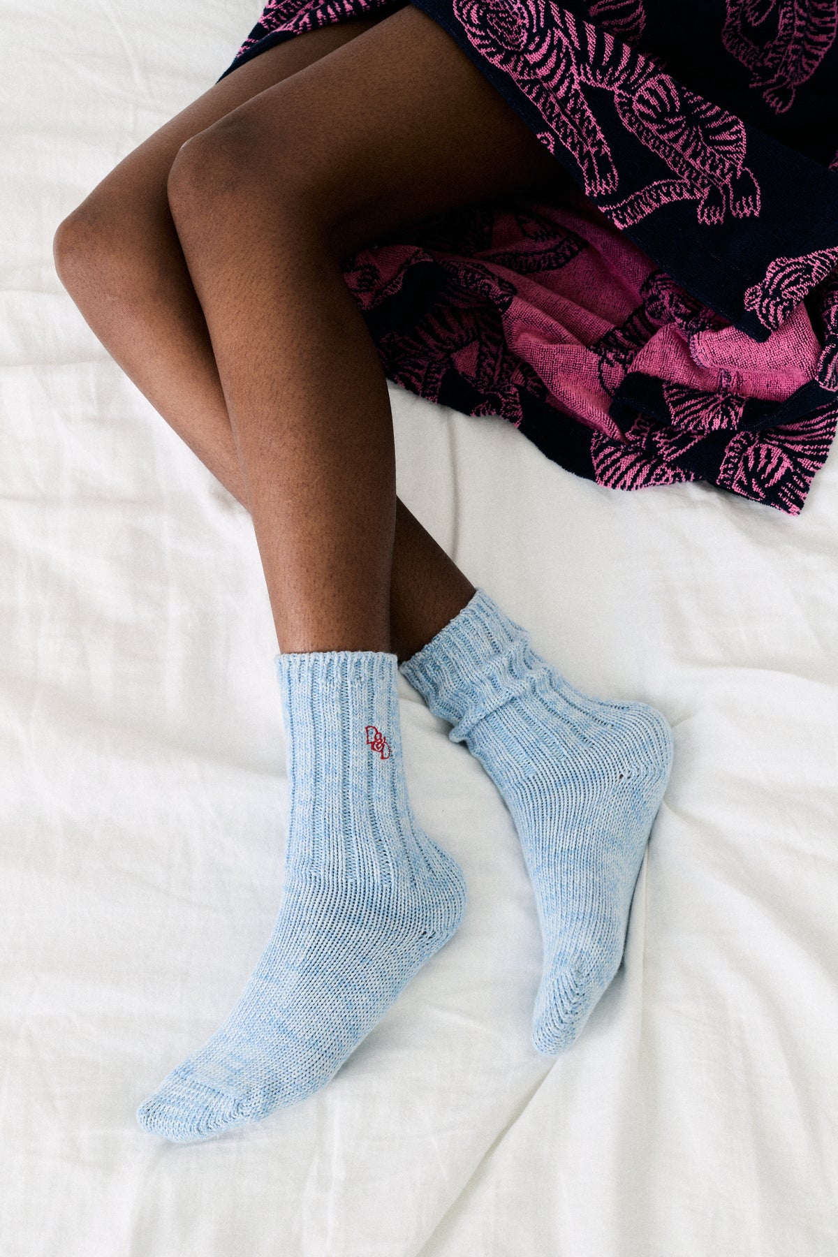 Womens Really Warm Socks Blue