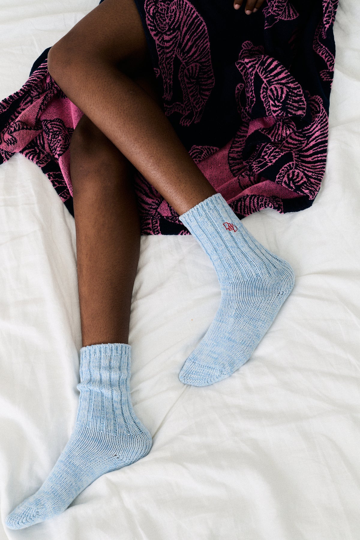 Womens Really Warm Socks Blue