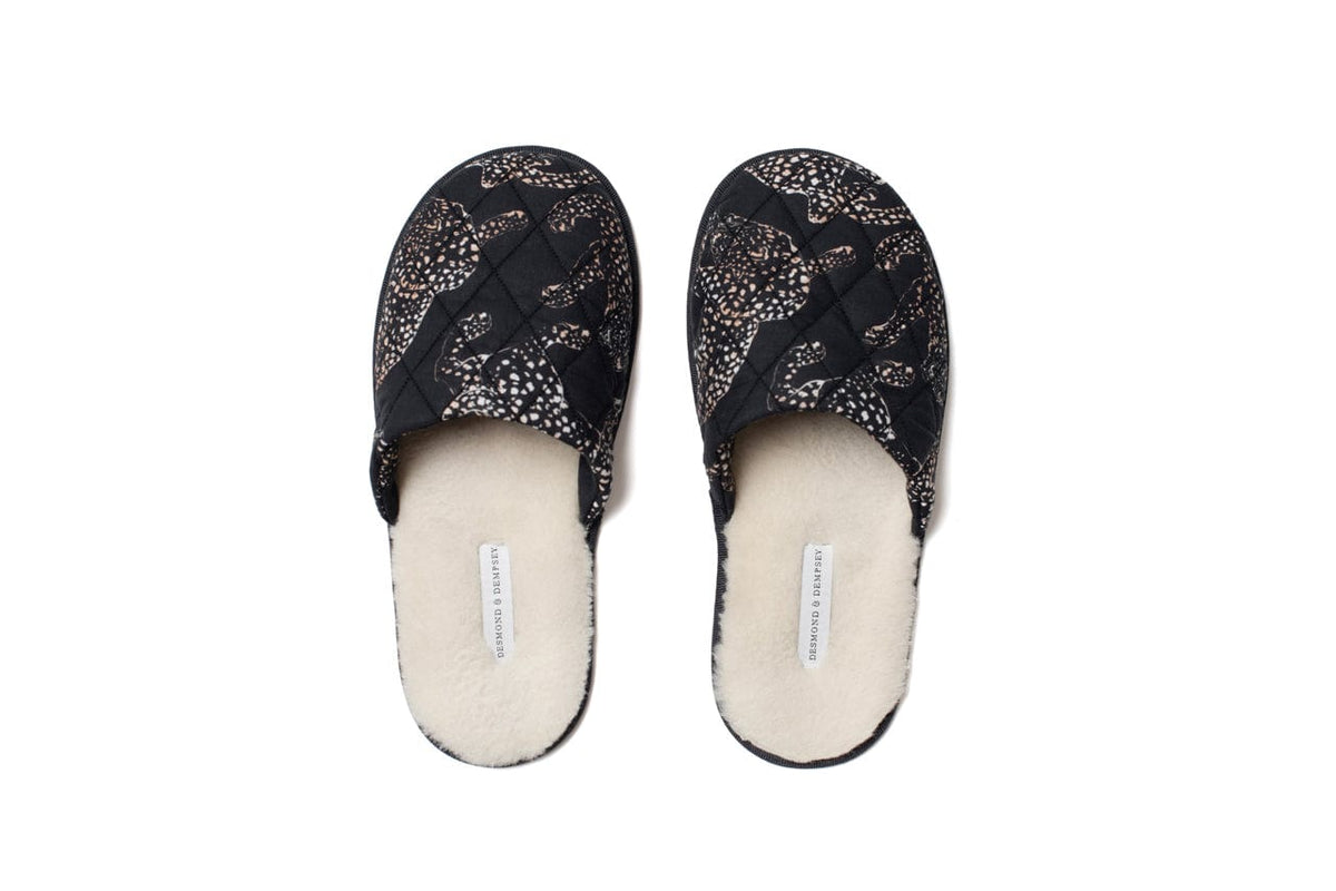 Women's Slippers Jag Print Navy