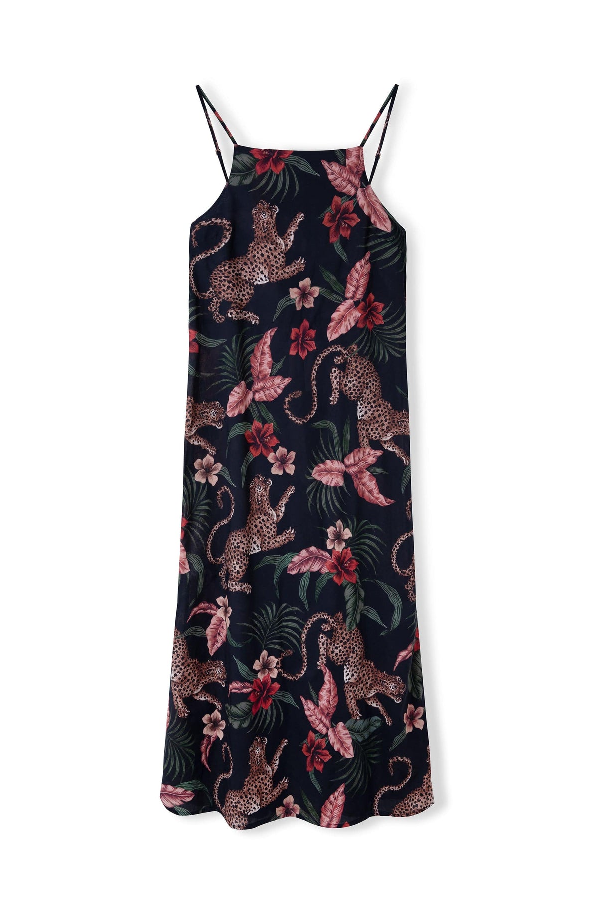 Square Nightie Soleia Leopard Print Multi