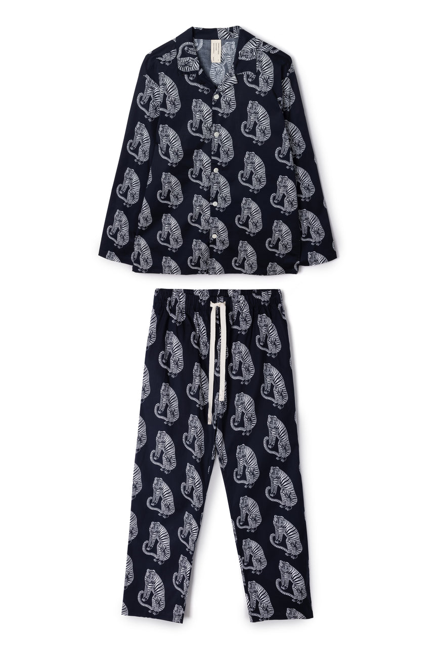 Men’s 402 Long Pyjama Set Sansindo Navy