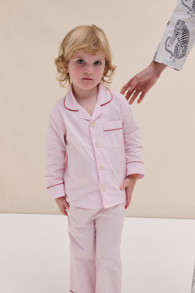 Kids 402 Long Pyjama Set Pink