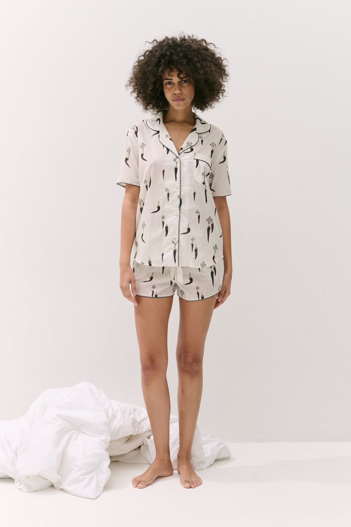Short Pyjama Set Picante Cream