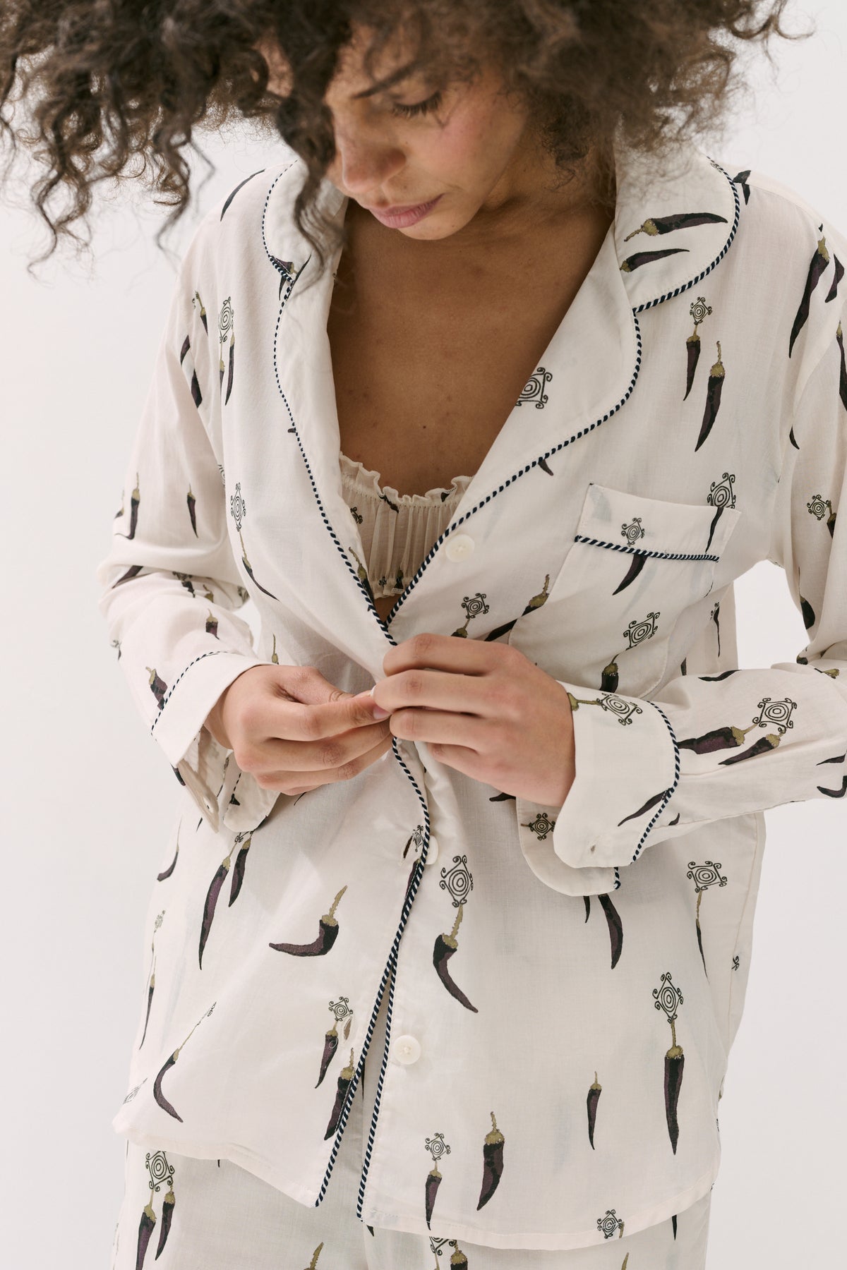 Long Pyjama Set Picante Cream