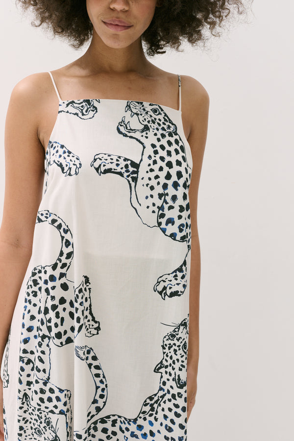 Square Nightie The Jag Print Cream