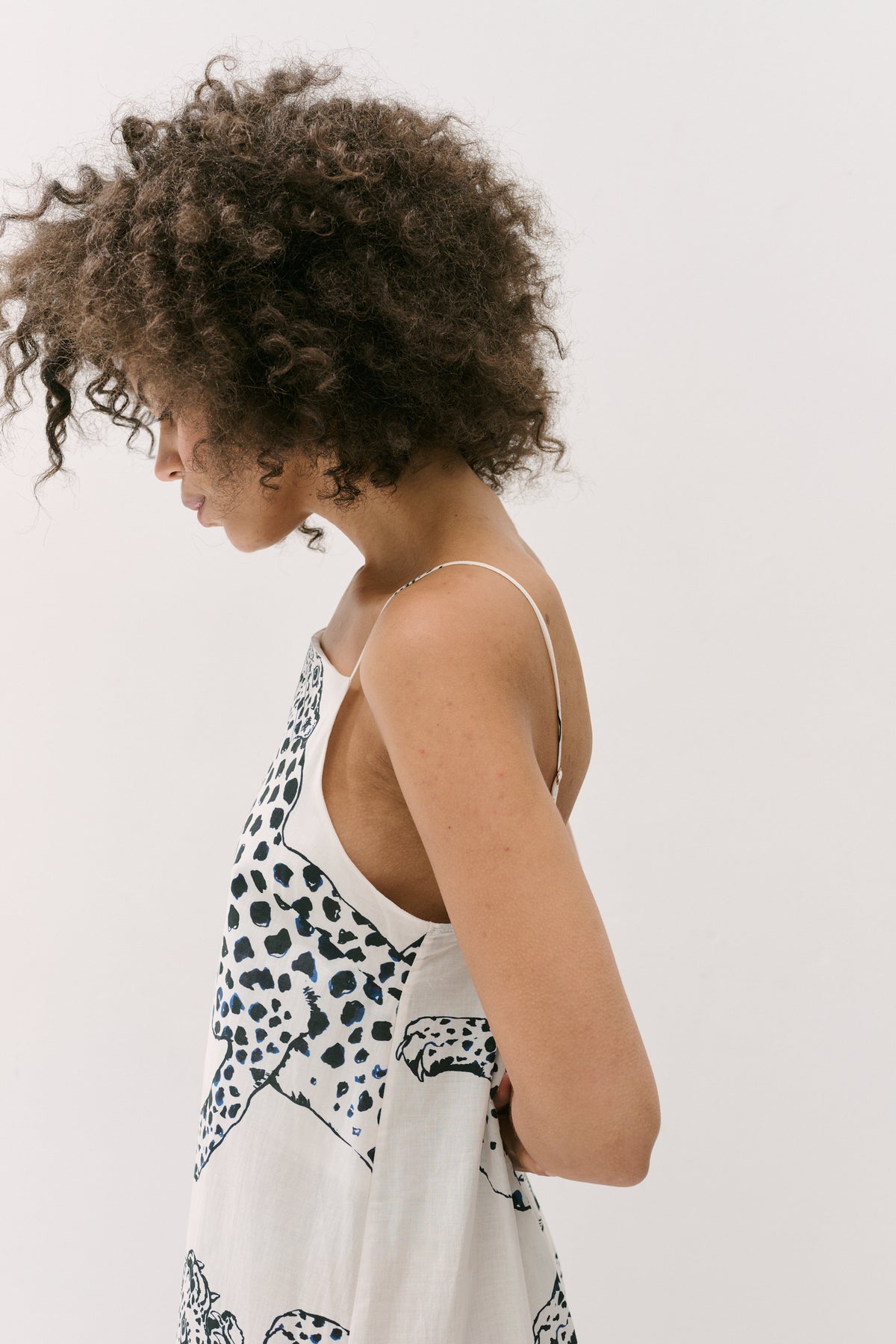 Square Nightie The Jag Print Cream
