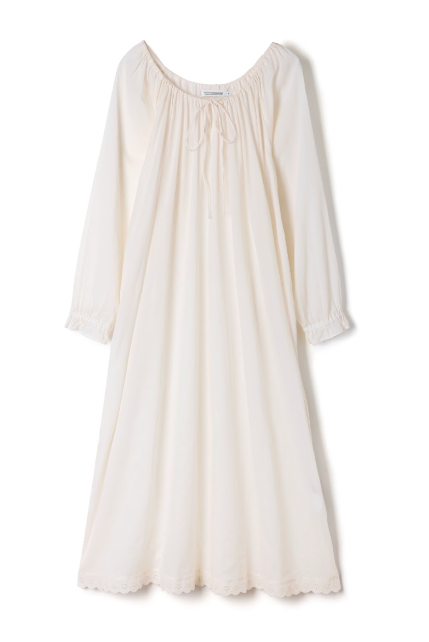 Light &amp; Easy Long Sleeve Nightie Cream