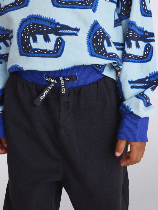 Long Sleeve Pyjamas Set in Snippy the Croc Print Blue