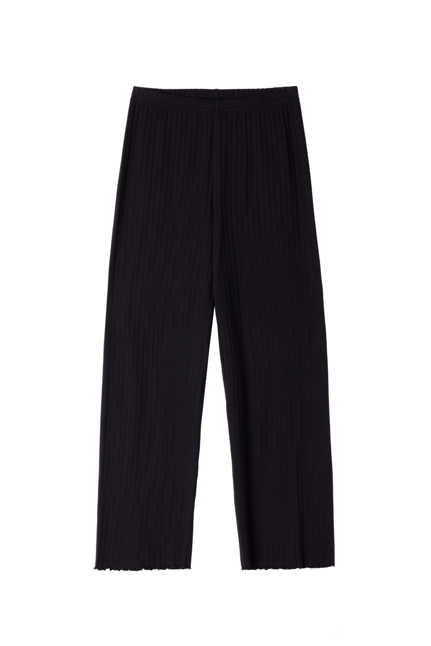 Pointelle Lounge Trousers Black