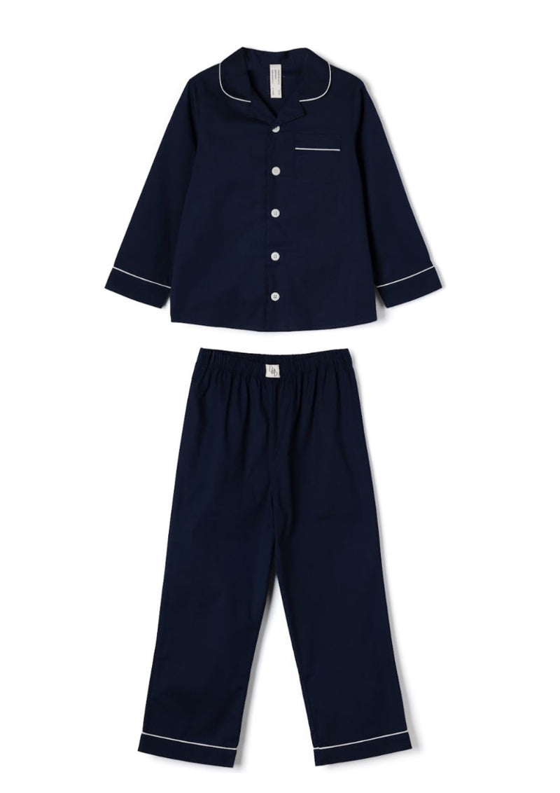 Kids 402 Long Pyjama Set Navy