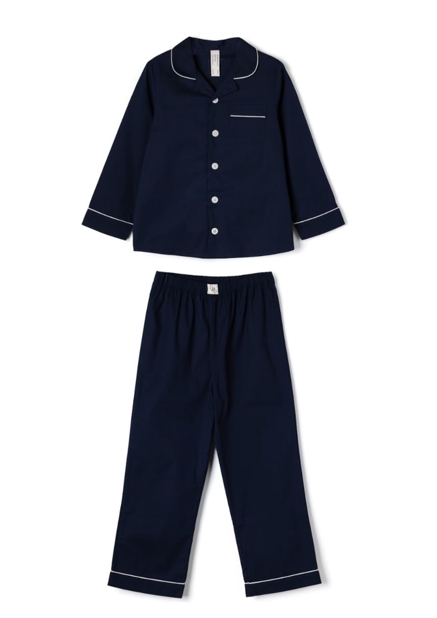 Kids 402 Long Pyjama Set Navy